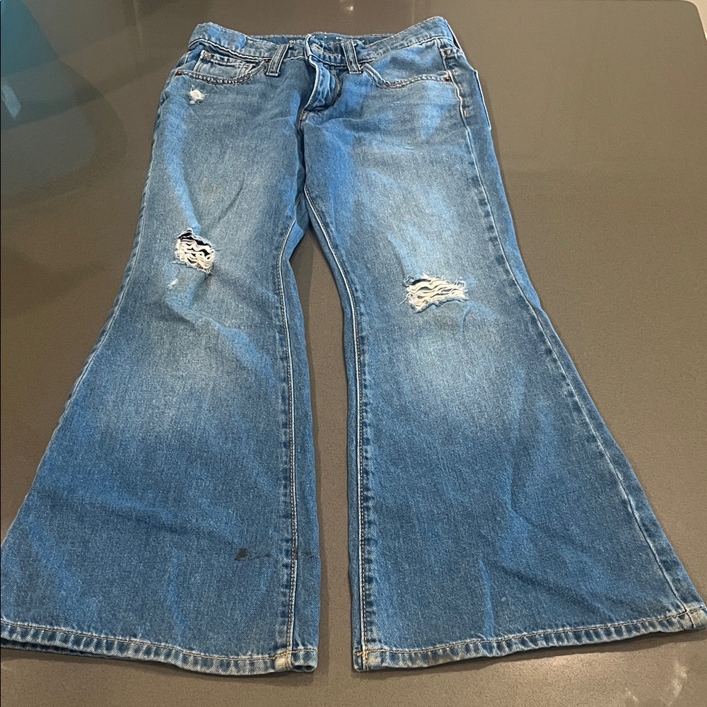Old Navy Kids Flared Blue Jeans